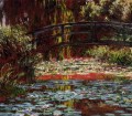 睡蓮の池にかかる橋 クロード・モネ 印象派 花